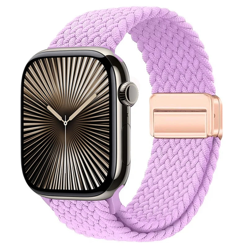 Women's Nylon Braided Sport Loop Apple Watch Band