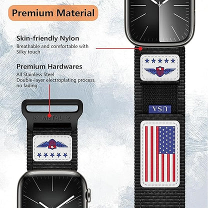 Patriotic Nylon Apple Watch Band