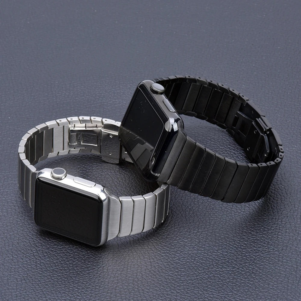 Sheathed Titanium Apple Watch Band