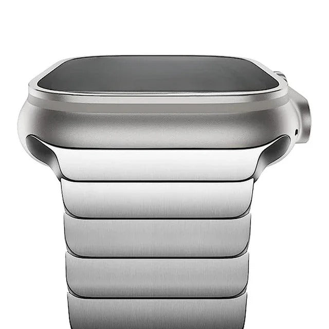 Sheathed Titanium Apple Watch Band